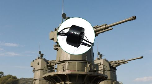 高保護・小型スルーボアスリップリング – 軍事用タレット向けの安定した信号伝送