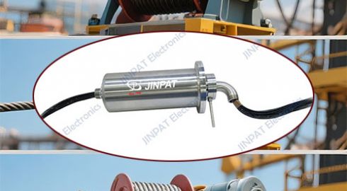 ケーブルウインチ向け高性能ソリューション：光ファイバー一体型中空軸スリップリング