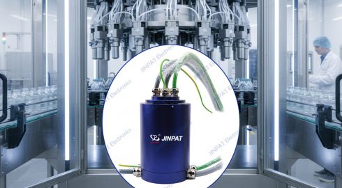 液体充填ラインの信頼性を極める：IP65・UL認証取得済み気液一体型スリップリング